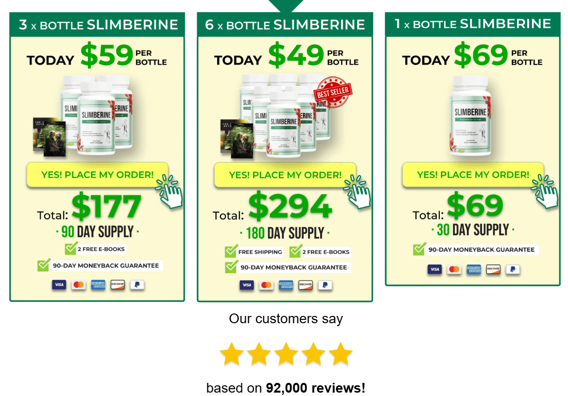 Slimberine 6 botlle